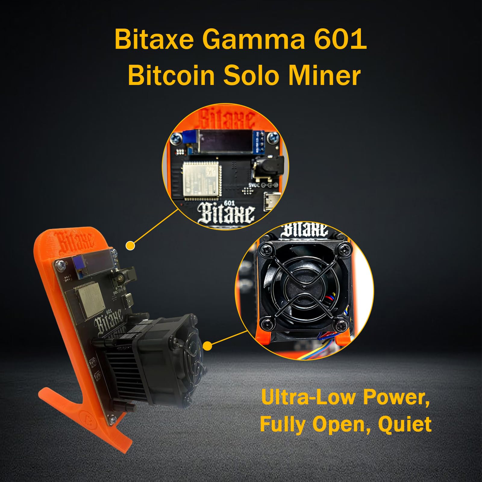Amazon.com: Bitaxe Gamma 601 Solo Bitcoins Miner, Up to 1.1TH/S